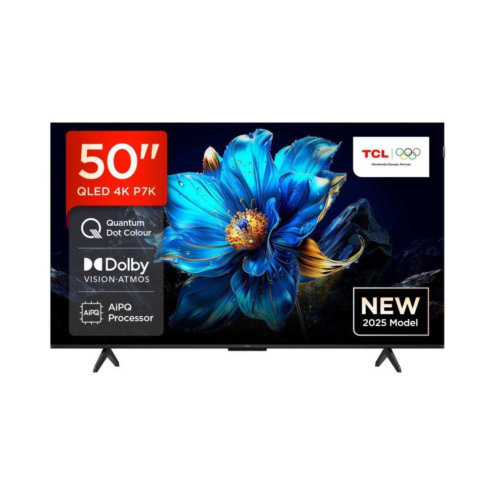 tcl 50 p7k qled 4k google tv 2025 garantie 12 mois | Produits Sibaron