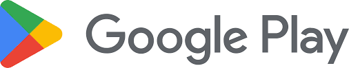 Logo de Google Play avec des couleurs vives et un design simple.