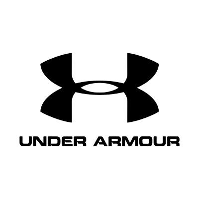Logo d'Under Armour, une marque de vêtements de sport avec un design simple et moderne.